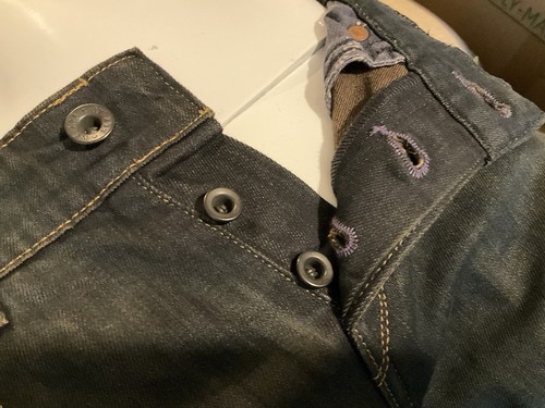 Vintage REPLAY ‘Carmela’ Slim Fit Low Rise Button Fly Cowgirl Tassel Jeans *BNWT - Picture 8 of 14