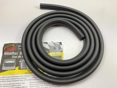 Magic Mounts 3556 Self-Adhesive Weatherstrip Seal 9/16'' Wide, 3/4'' Tall X 10'
