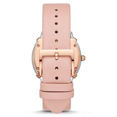 NEW TORY BURCH Blake Two Tone Stainless Pink Leather Women