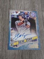 GARRETT COOPER 2018 TOPPS GYPSY QUEEN BLUE AUTOGRAPHED ROOKIE CARD. #53/150.