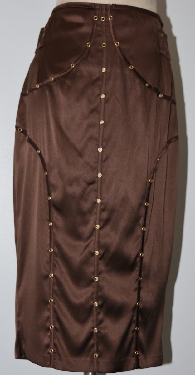 Tom Ford for Gucci F/W 2003 Runway Studded Stretch Silk ICONIC