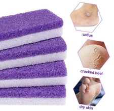 4x Foot Care Pumice Sponge Callus Exfoliate Hard/Dead Skin Remove Stone Scrubber