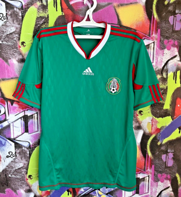 MEXICO 2010 WORLD CUP HOME Shirt Football Soccer Jersey Adidas
