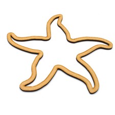 Starfish Outline Shapes – Nursery Decor – Childrens Bedroom – Pom Pom - MDF Yarn