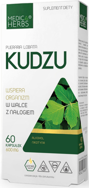 Medica Herbs Kudzu Wurzel Pueraria Lobata Extrakt Isoflavone 600Mg 60 Kapseln-image