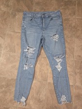 Women's American Eagle Next Level Stretch Super High Rise Jegging Jeans Size 18