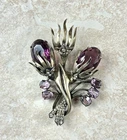 Vintage Athletic Sterling Silver Brooch EISENBERG ORIGINAL Signed Weight 67g