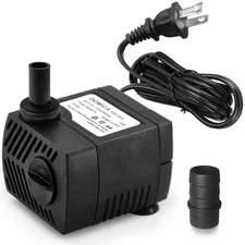 Mini Submersible Pump 5W 350L/H for Aquarium, Fish Tank, Fountain, Pond