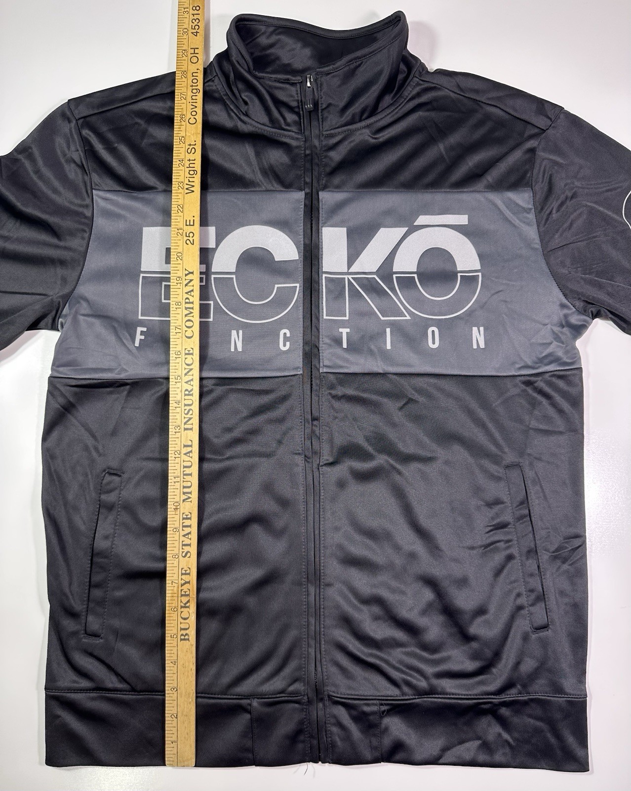 Ecko Function Full Zip Track Jacket Mens M Black … - image 13