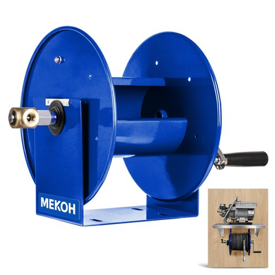 #ad Pressure Washer Hose Reel 100FTx3 8” 200FTx1 4” Manual Power Washer Hose Ree... $238.64