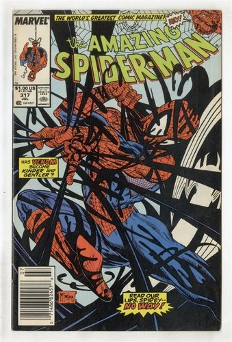 Amazing Spider-Man #317 NM- 9.2  Venom app.  Todd McFarlane art  Marvel  1989