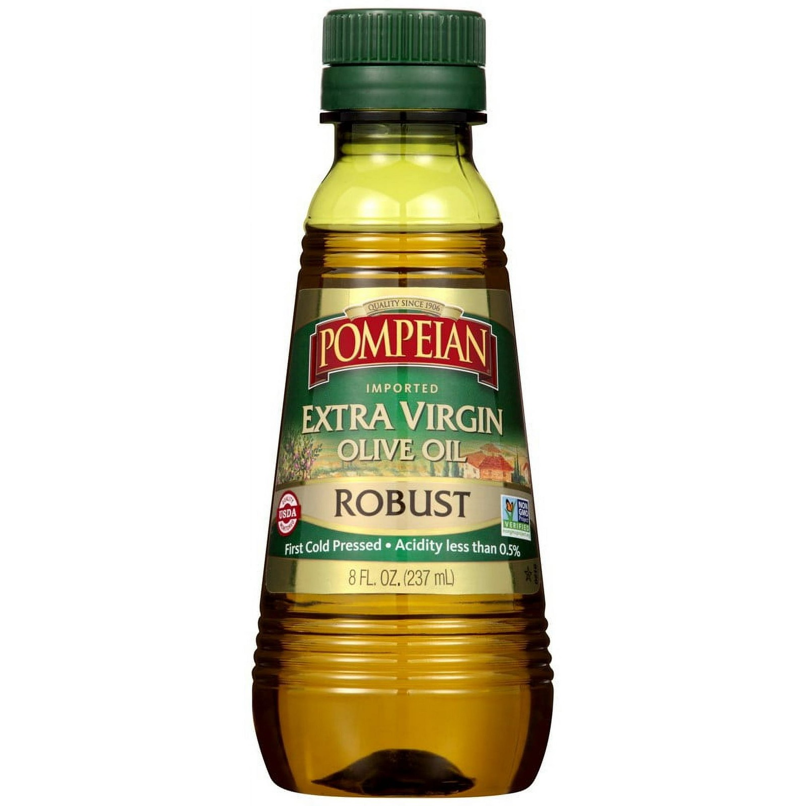 Pompeian Robust Extra Virgin Olive Oil, 8 oz