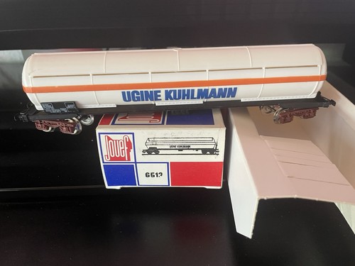 Jouef Spur H0 6613 Kesselwagen 4-achsig „Ugine Kuhlmann der DB. TOP + OVP | Condition: Gebraucht