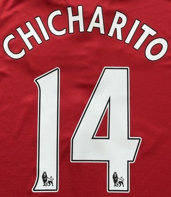 2013/14 Manchester United Home Jersey #14 Chicharito Small Long