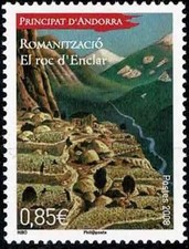 ANDORRE FRANÇAIS  2008 LE ROC D'ENCLAR  YT n° 664 Neuf ★★ Luxe / MNH