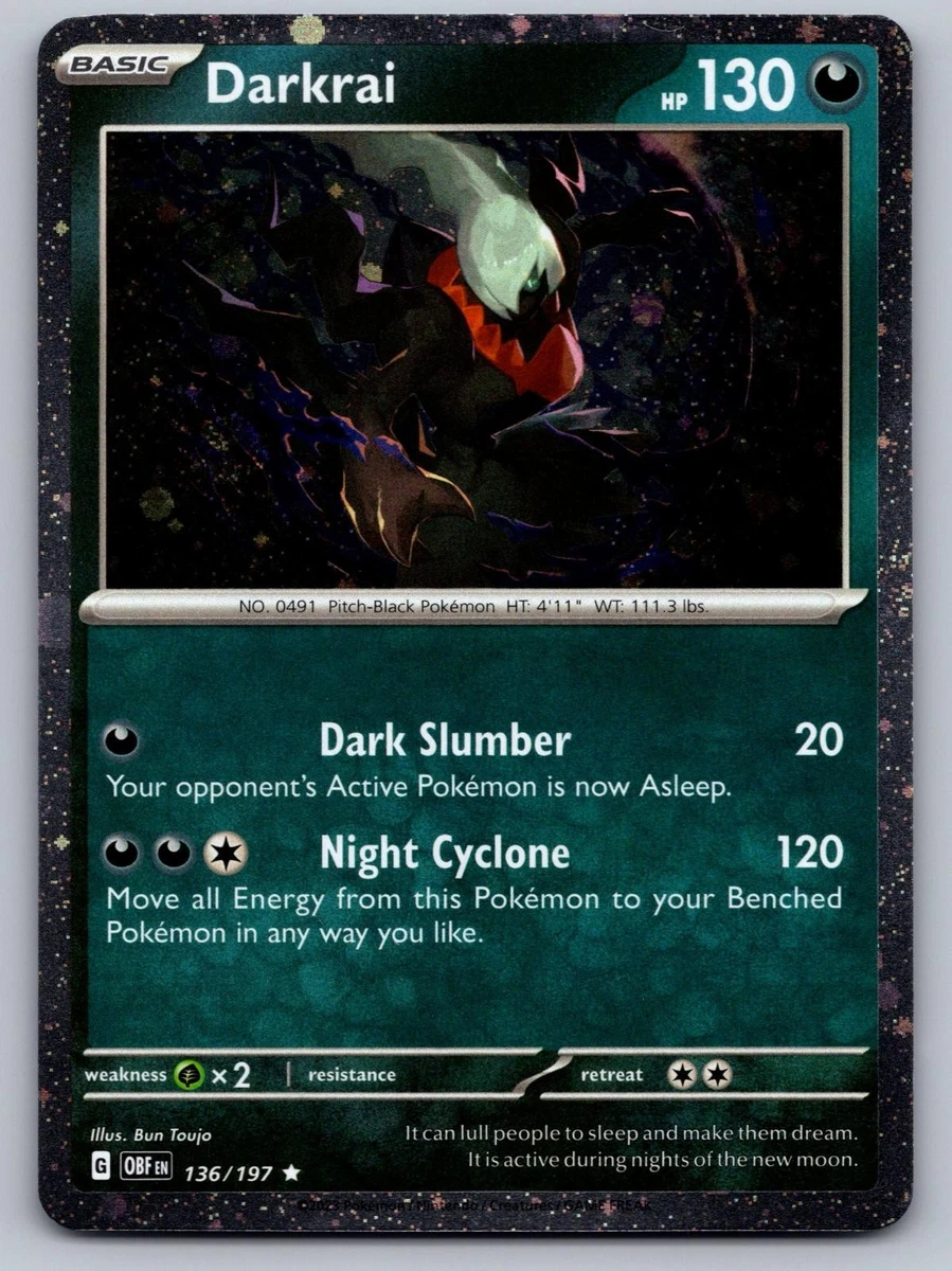 Pokemon Card Darkrai for sale | eBay