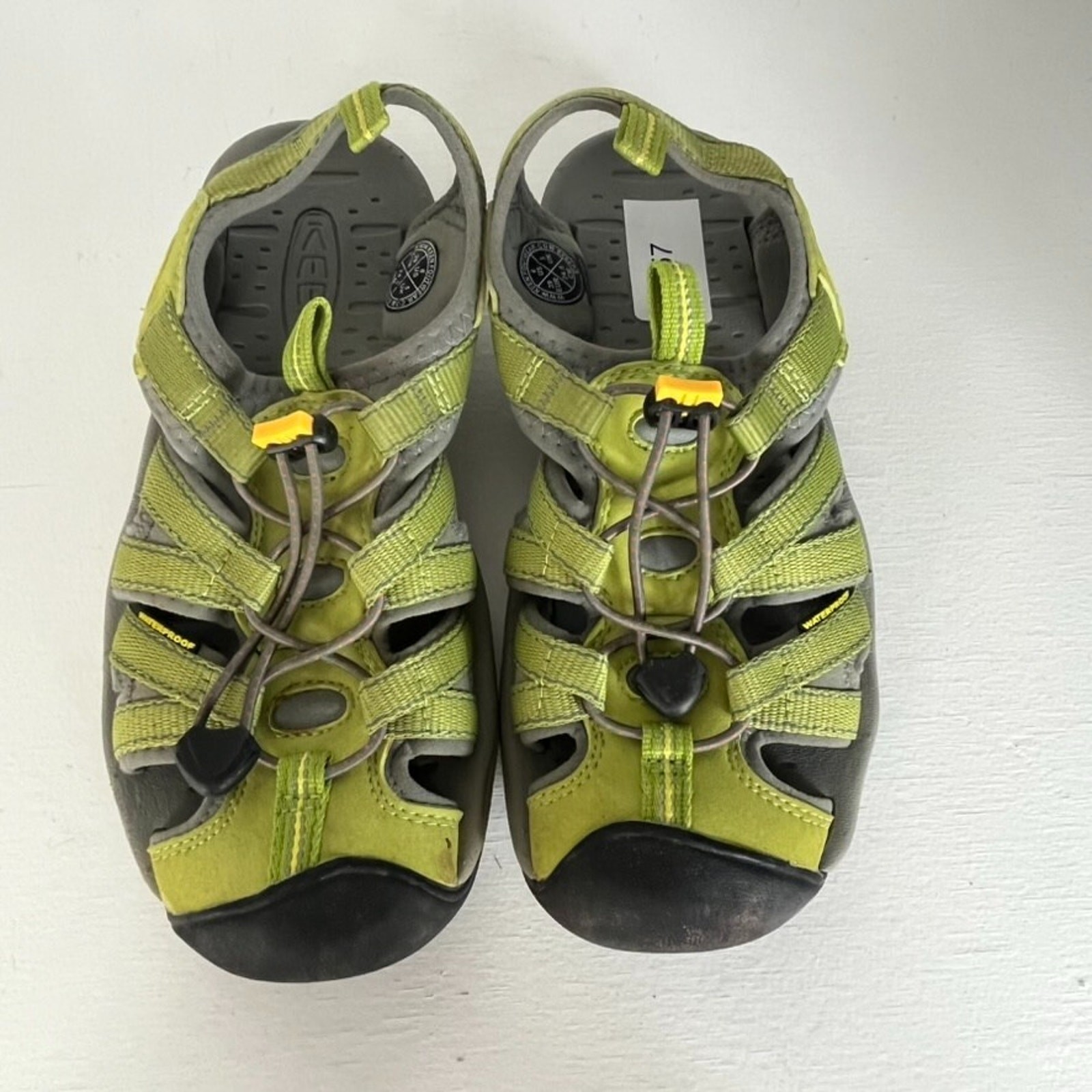 Sandali acqua Keen Newport H2 uomo taglia 6 verdi impermeabili elastici pizzo casual