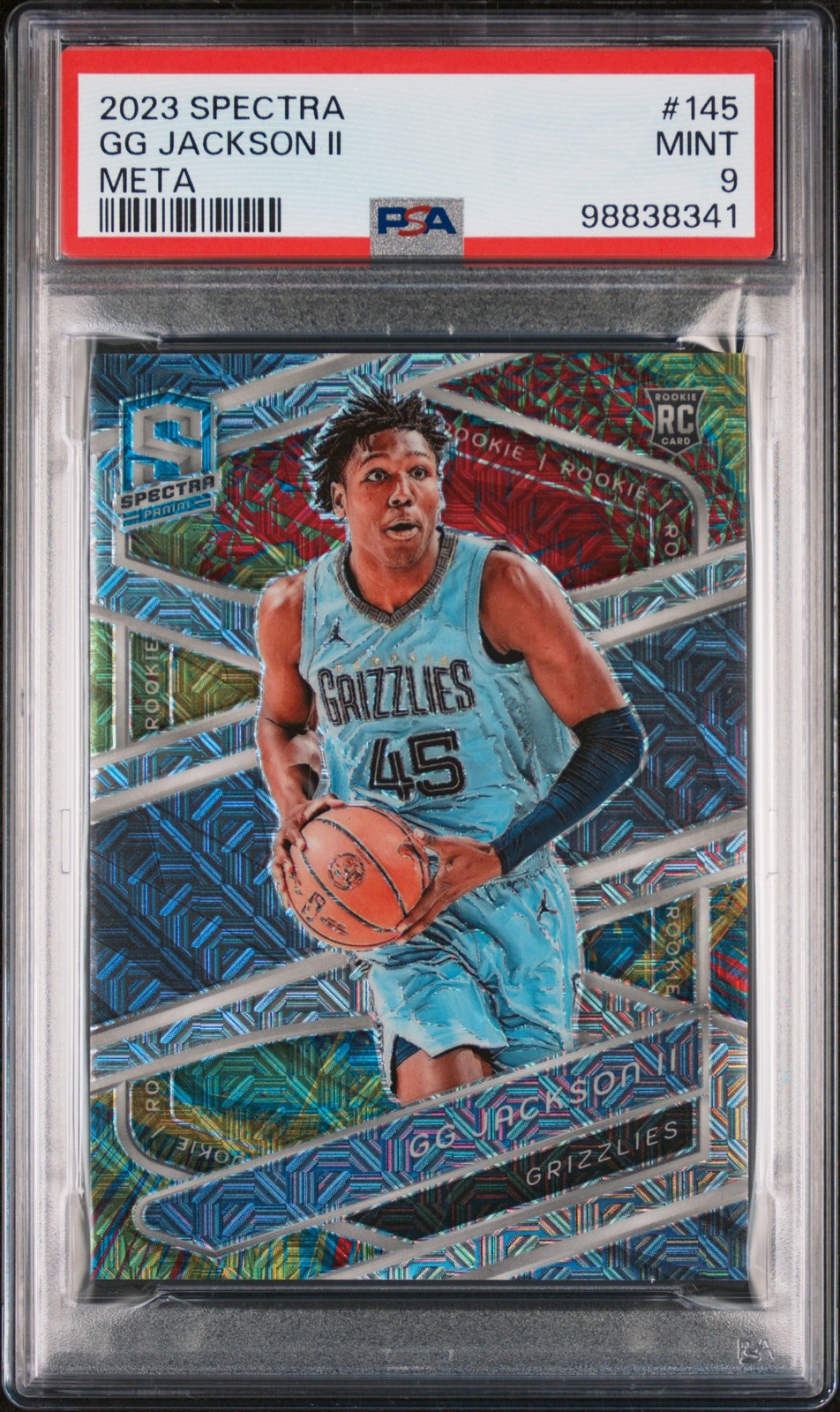 2023 PANINI SPECTRA META #145 GG JACKSON II 1/25 PSA 9
