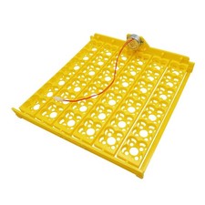 Eggs Turning Tray with Motor for Chicken Goose Birds Yellow