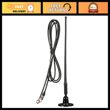 Rubber Antenna For Sidetop Mount - Durable Black Design Universal Fit