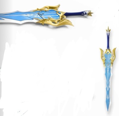 Genshin Impact Song Of Broken Pines fiberglass Resin Claymore Weapon 45 