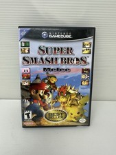 Nintendo GameCube Super Smash Bros Melee Case, Game and Insert Tested Working