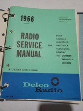 1966 United Delco AM Radio Service Manual - M...
