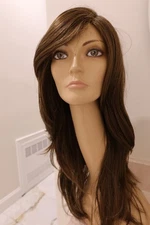 Noriko Angelica Partial Monofilament Synthetic Wig-Color Medium Brown*