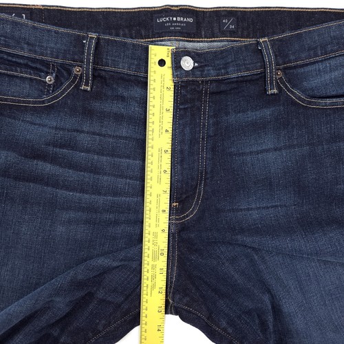 Lucky Brand Mens Size 40x33 Blue 361 Vintage Straight Denim Jeans 12.5" Rise - Picture 7 of 10