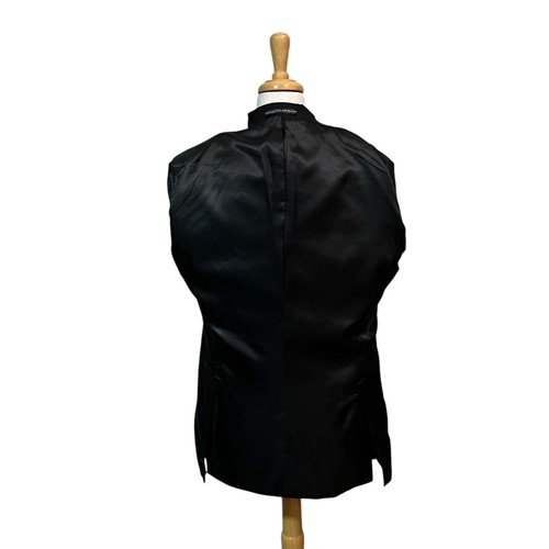 Giorgio Armani Sport Coat 42” Chest Le Collezioni Black Striped 2 Button Career - Picture 5 of 9