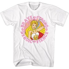 Image of Masters Of The Universe - MOTU She-Ra Brave & Strong - Short Sleeve - Adult - T