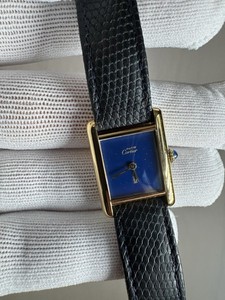 Tank Must de Cartier watch　純正レザーベルト Cartier Tank Leather Strap | eBay
