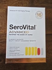 SeroVital Advanced Dietary Supplement 180 ct NEW Packaging and Sealed EXP 5/2027
