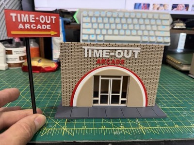 O Scale  Time-Out Arcade- FLAT  - Unbuilt kit