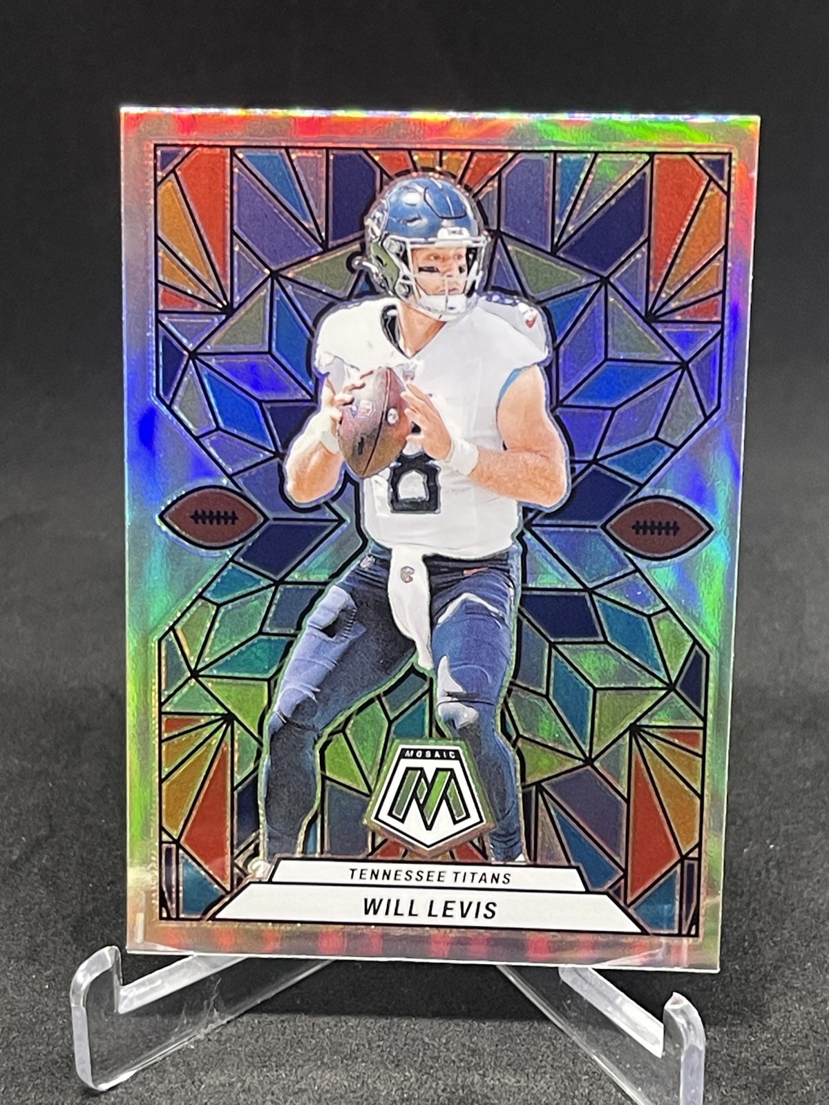 2024 Panini Mosaic - Stained Glass Will Levis #SG-12 SSP CASE HIT