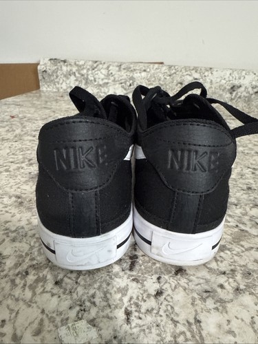 Nike Court Legacy Canvas Black White Men’s 8 - Picture 5 of 8