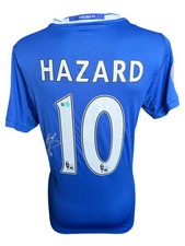 EDEN HAZARD SIGNED CHELSEA 2016/17 HOME SHIRT (ACG CERT AG19213)