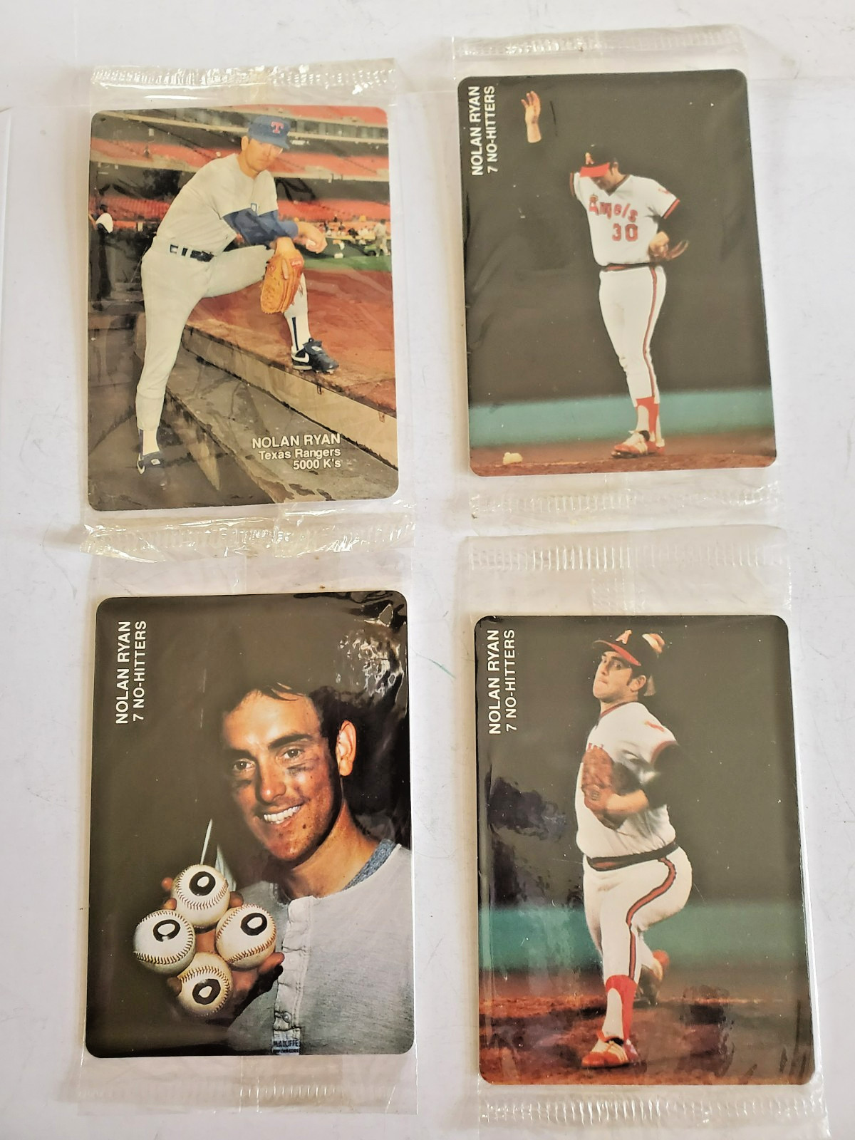 1992 Mother's Cookies Nolan Ryan 7 No-Hitters# 2,3,4 & #2 5000K  Ryan#6
