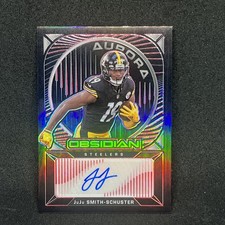 2021 Panini Obsidian Aurora JuJu Smith-Schuster Red Etch Auto /10 🔥