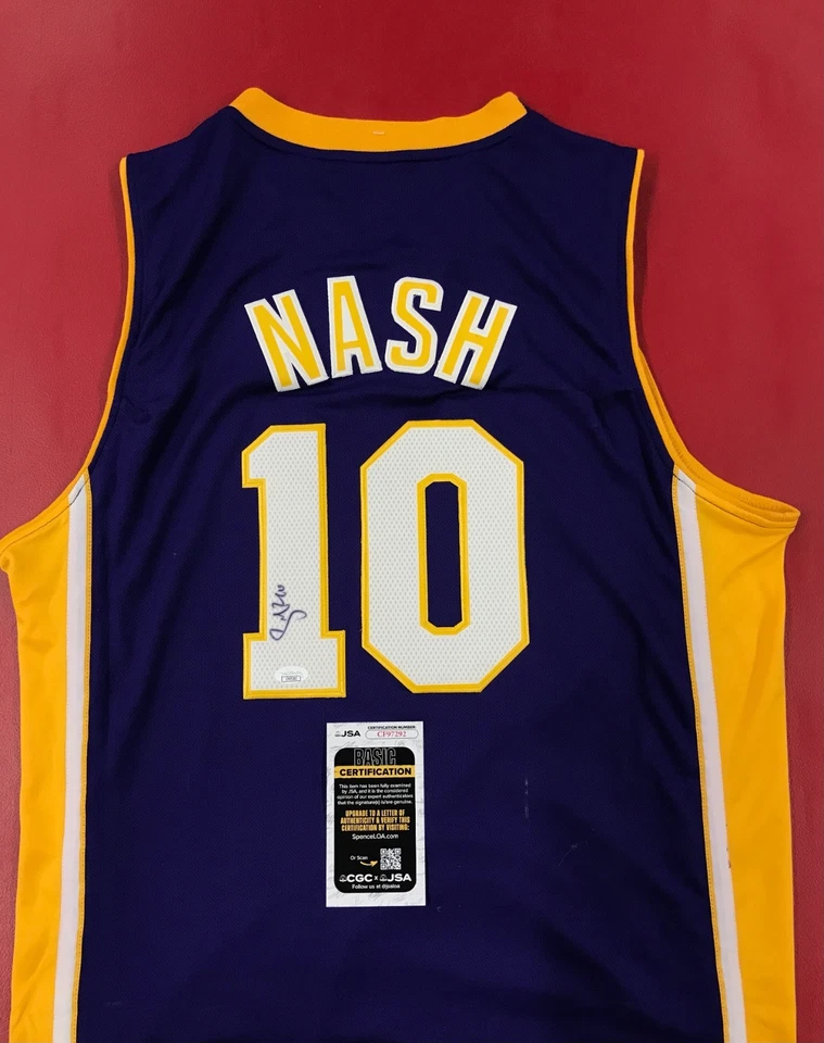Steve Nash Signed X-Large L.A Lakers Jersey JSA Cert w/COA #1O NBA w/Tags HOF! - Image 2 of 4
