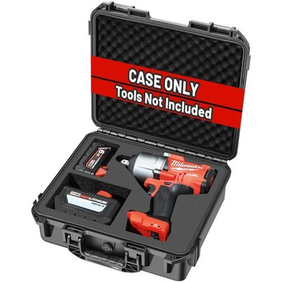 Case for Milwaukee M18 Impact and Torque Wrench - Waterproof Hard Tool Box fo...