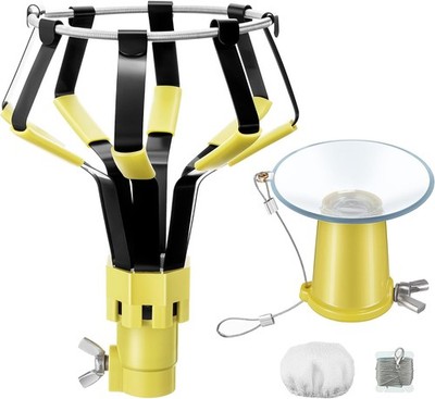2 Piece Light Bulb Changer Tool Set, Floodlight and Suction Cup Bulb Remover