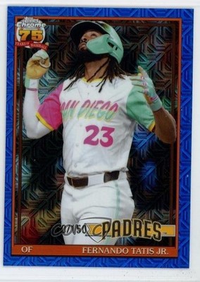 2026 Topps Series 1 Blue Refractor 50/150 Fernando Tatis Jr #91C-55 st0