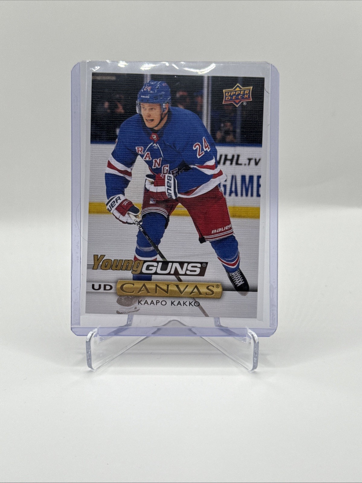 2019-20 Upper Deck UD Canvas Young Guns Kaapo Kakko #C91 Rookie RC