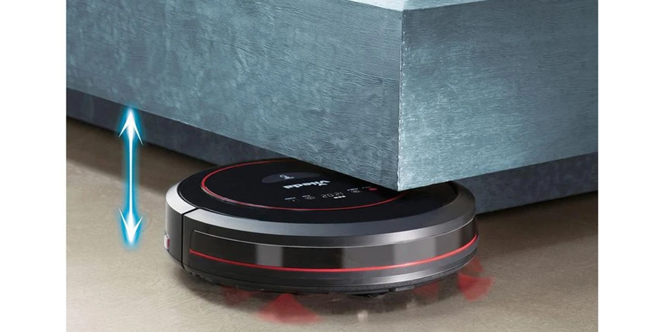 VILEDA Saugroboter VR 302 schwarz Staubsauger Sauger *B-Ware-Zustand:gut - Bild 3 von 3