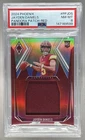Jayden Daniels 2024 Panini Phoenix Red Pandora Patch RC 5/99 PSA 8 JERSEY NUMBER