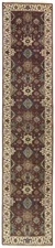 Handmade Vintage Tribal Indo-Karajeh Runner Rug Oriental Hallway Carpet 3X12 ft