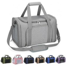 Pet Carrier for Cats and Small Dogs Up to 15 lb, Grey, Medium