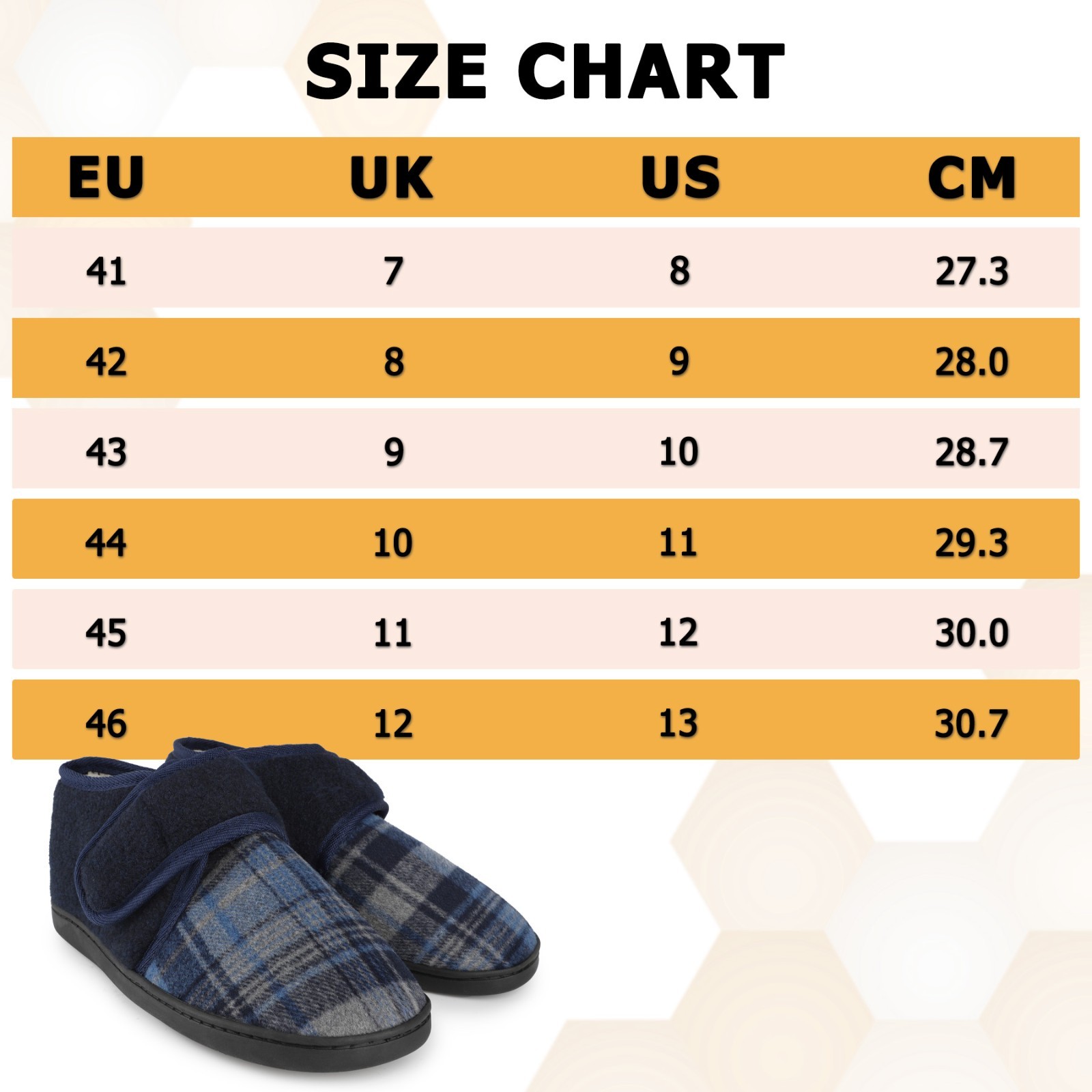 riemot Mens Warm Winter Slippers Non-slip Swollen Feet Edema House Shoes