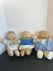 Vintage Cabbage Patch Kids Blue Eyes Collectible Baby Dolls Lot Of 3 Pacifier